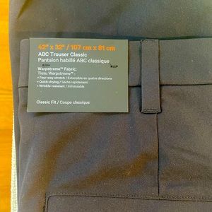 NWT 42x32 Lululemon ABC Trouser - Classic Fit - Black